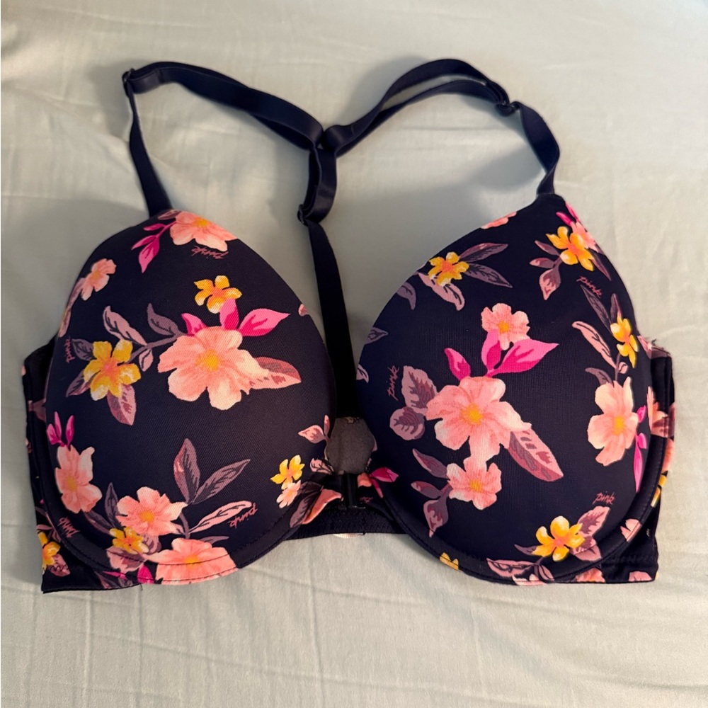 Floral Print Women's Bra
